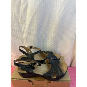 Earth Original shoes size 8m Marcella Sandals 2" heel Lightweight strap